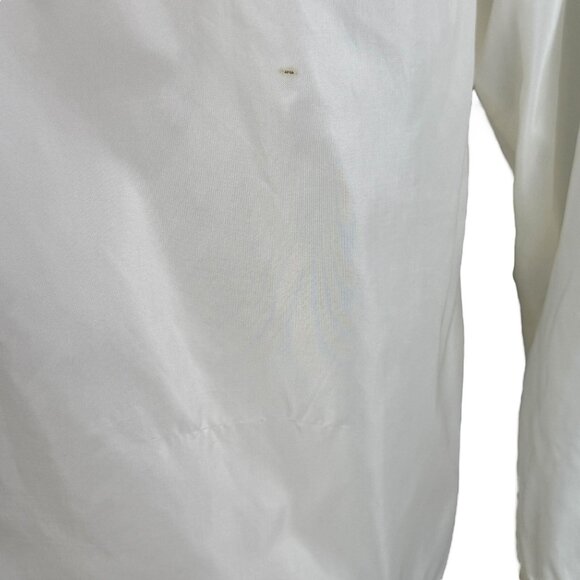 Vintage 60s Firestone White Racing Jacket With Red Stripe & Embroidered Logo M - Picture 8 of 13